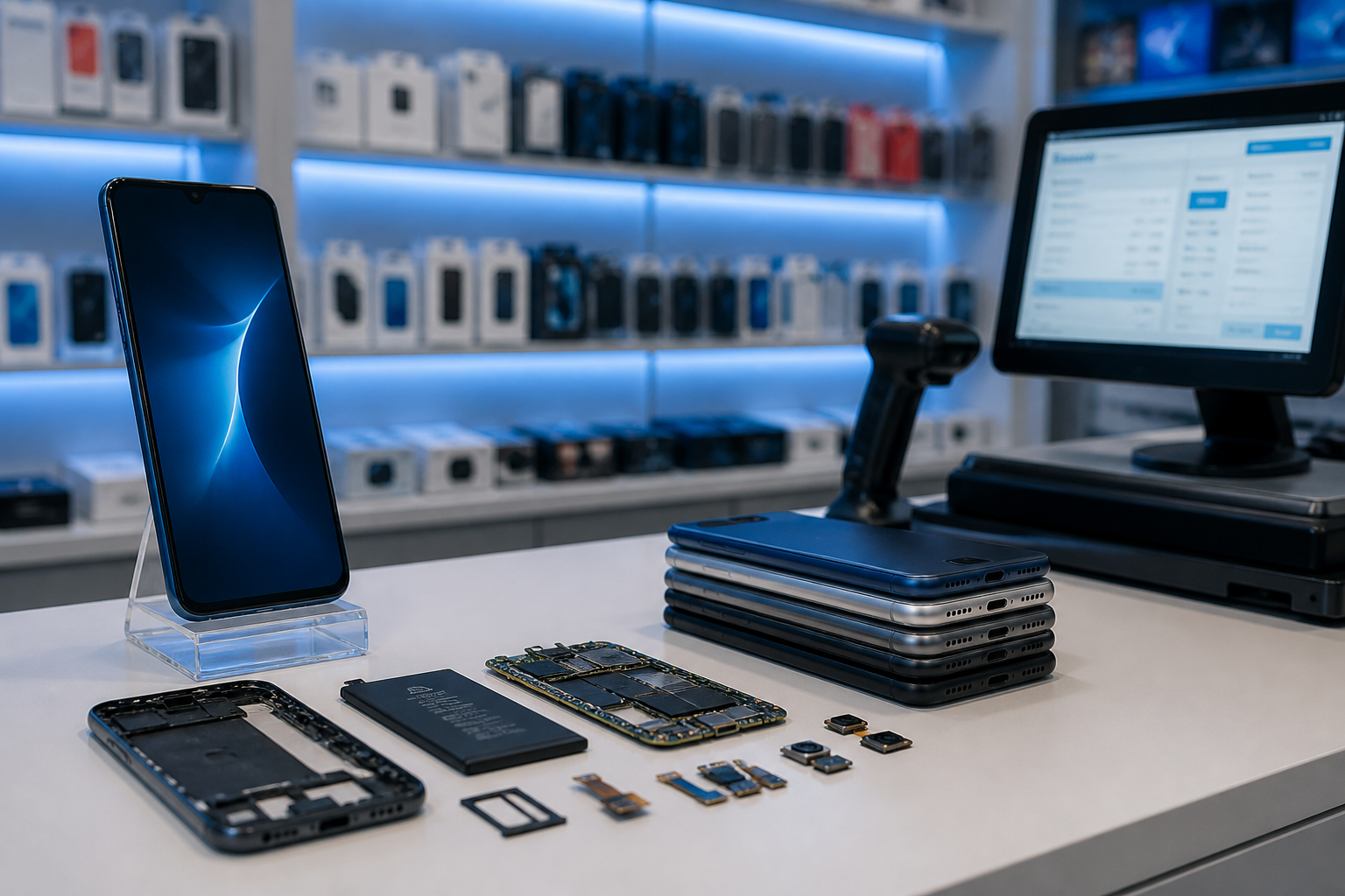 Online shop + counter billing: one system is better
