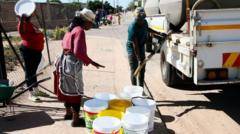 Residents warned not to drink tap water after hundreds fall sick near South Africa capital