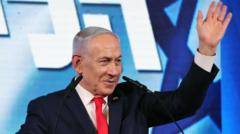 Netanyahu's bloc leading Israel election but short of majority, partial results show