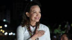 Venezuelan opposition leader María Machado returns after months in exile