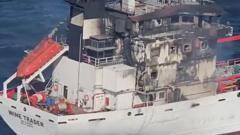 Eight crew missing after drone attack leaves tanker ablaze off Romania's coast