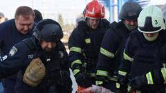 Russian drone attack on Ukrainian train station kills at least 14, officials say