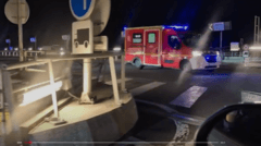 Bus hits train stopped on French side of Channel Tunnel, with 19 injured