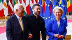 Zelensky rallies EU support as Trump says Ukraine leader 'more difficult to deal with than Putin'