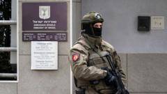 Serbian shot dead after attacking officer outside Israeli embassy, minister says