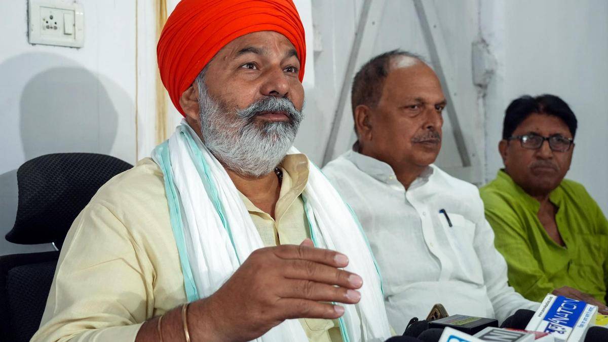 Rakesh Tikait warnt die Bihar-Regierung wegen Satelliten-Stadtprojekten