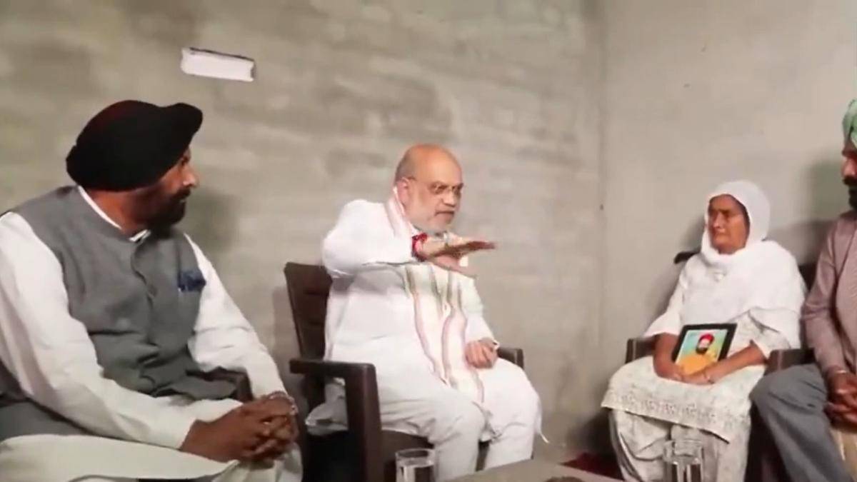 Amit Shah arrives in Punjab; to meet Parvinder Singh Jhota’s kin