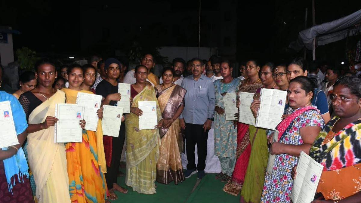 A.P. MA&UD Minister distributes housing pattas to 19 transgenders in Nellore