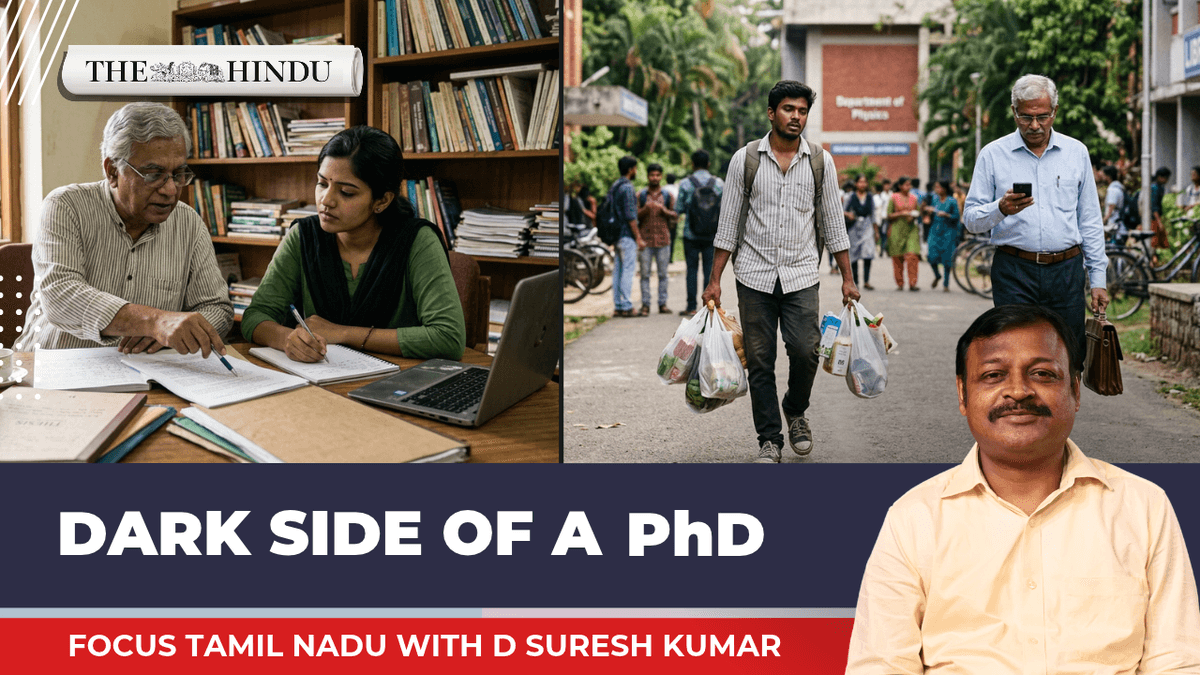 Watch: The troubling reality of India’s PhD scholars | Focus Tamil Nadu