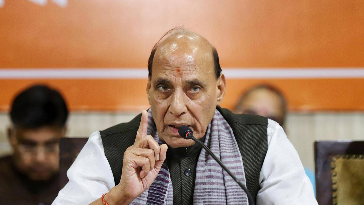 Extremely unfortunate: Rajnath Singh on Mallikarjun Kharge’s PM remarks
