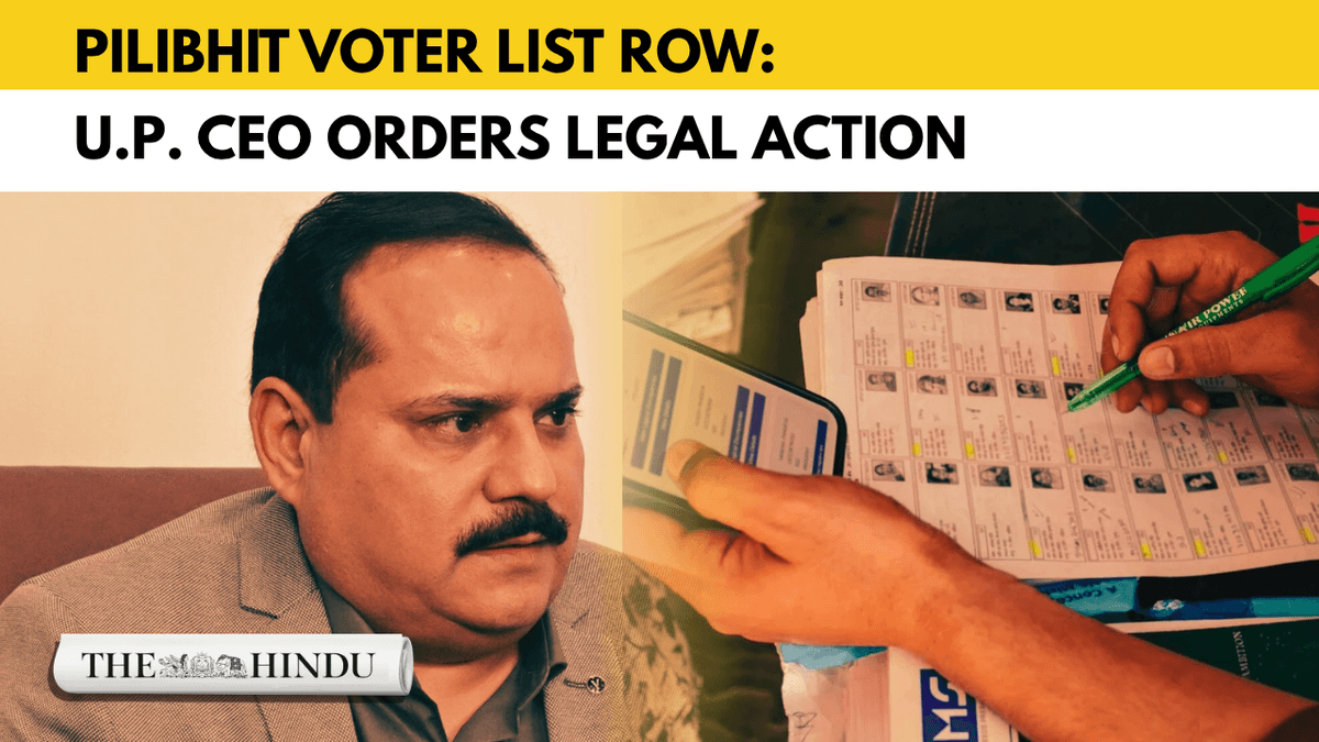 Pilibhit voter list manipulation: UP CEO orders legal action against election officials
