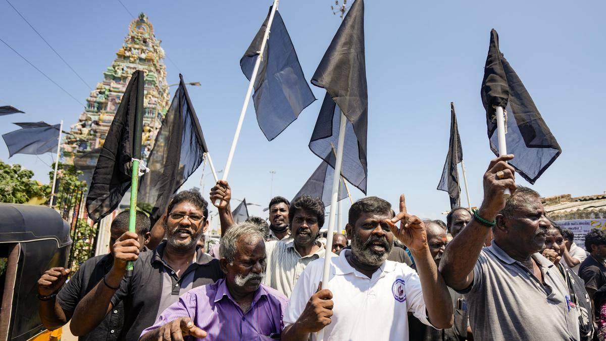 Pattinapakkam Neuer Regierungsprojekt fügt Acht Fischinseln zu Protest