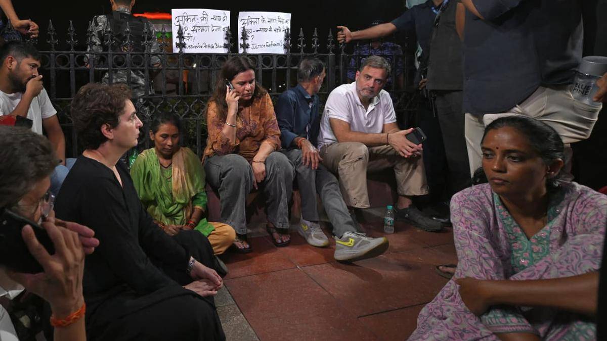 Rahul, Priyanka Gandhi meet murdered Ankita Bhandari’s parents as they protest Sikkim Governor appointment