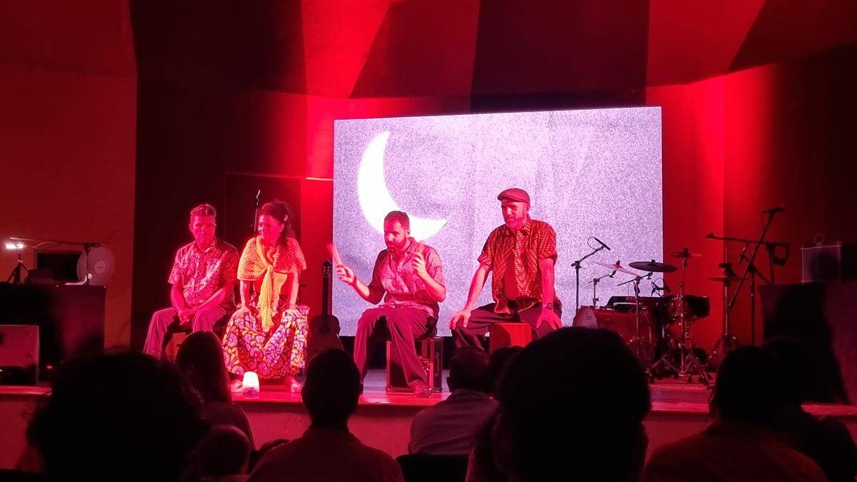 French quartet blends music, storytelling and live art at Hyderabad performance