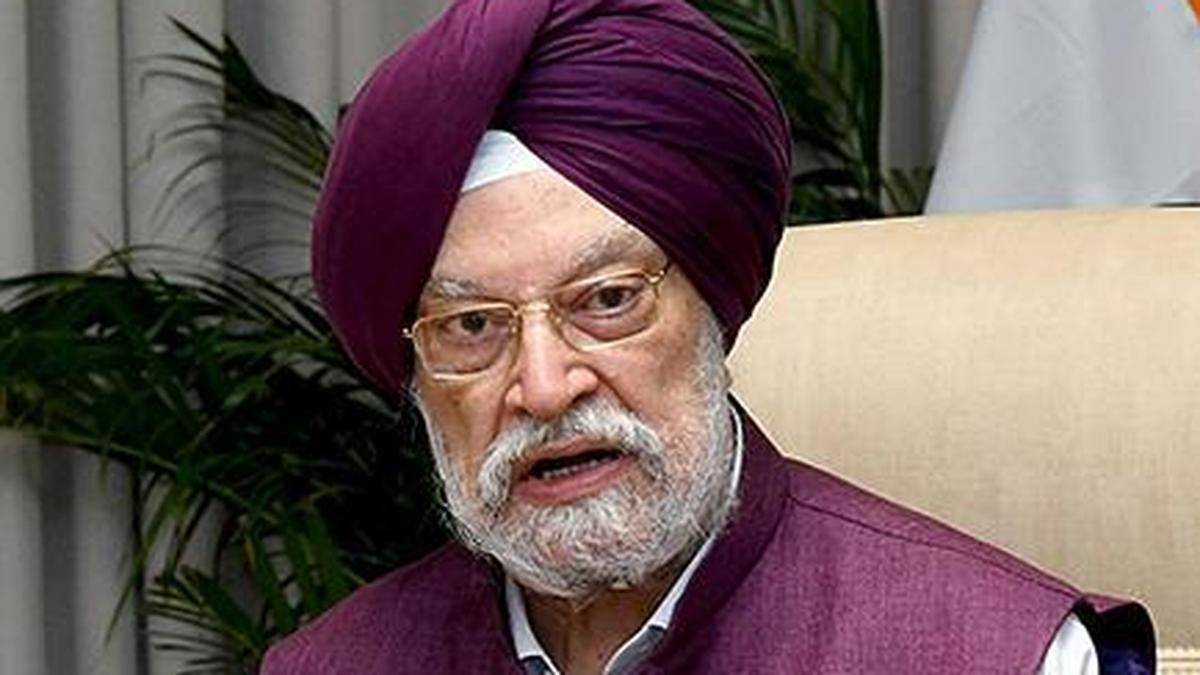 Union Minister Puri files nomination papers for Rajya Sabha byelection in Madhya Pradesh