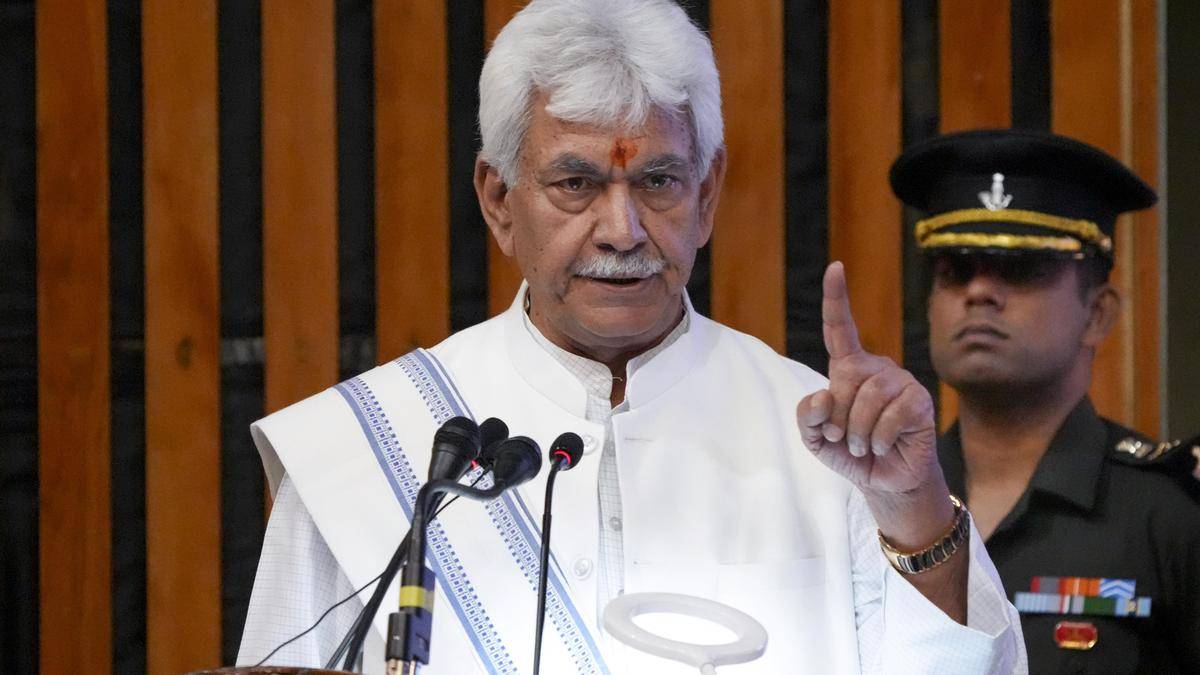 Will not rest until J&K is freed from separatist, terrorist elements: J&K L-G Manoj Sinha