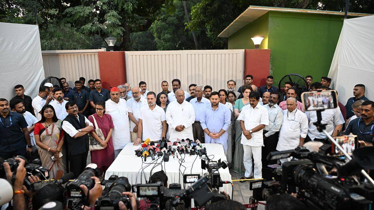INDIA bloc’s ‘public impeachment’ of CEC Gyanesh Kumar postponed to Oct. 31