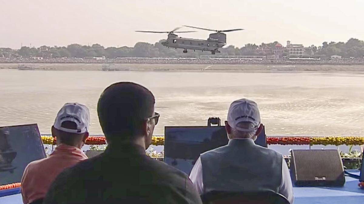 PM Modi witnesses IAF air show in Varanasi