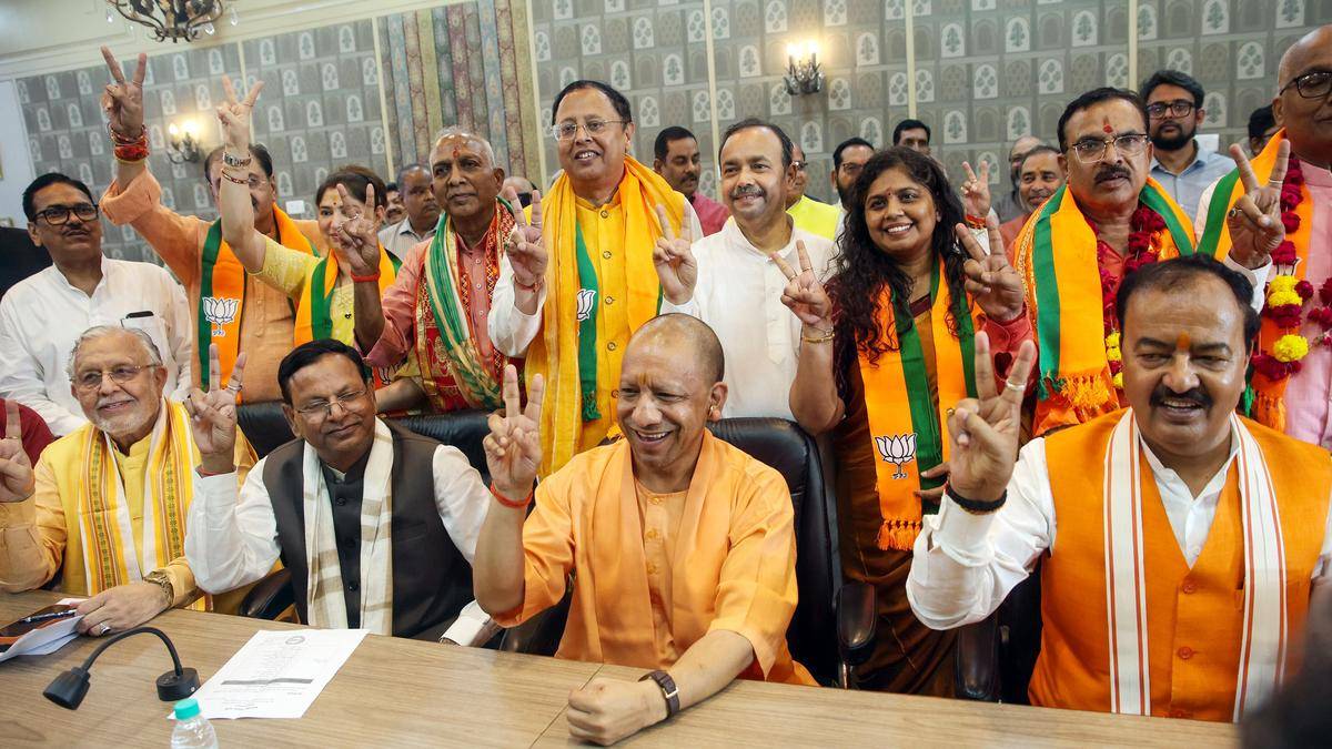 Eight BJP and two SP candidates from UP elected unopposed to Rajya Sabha