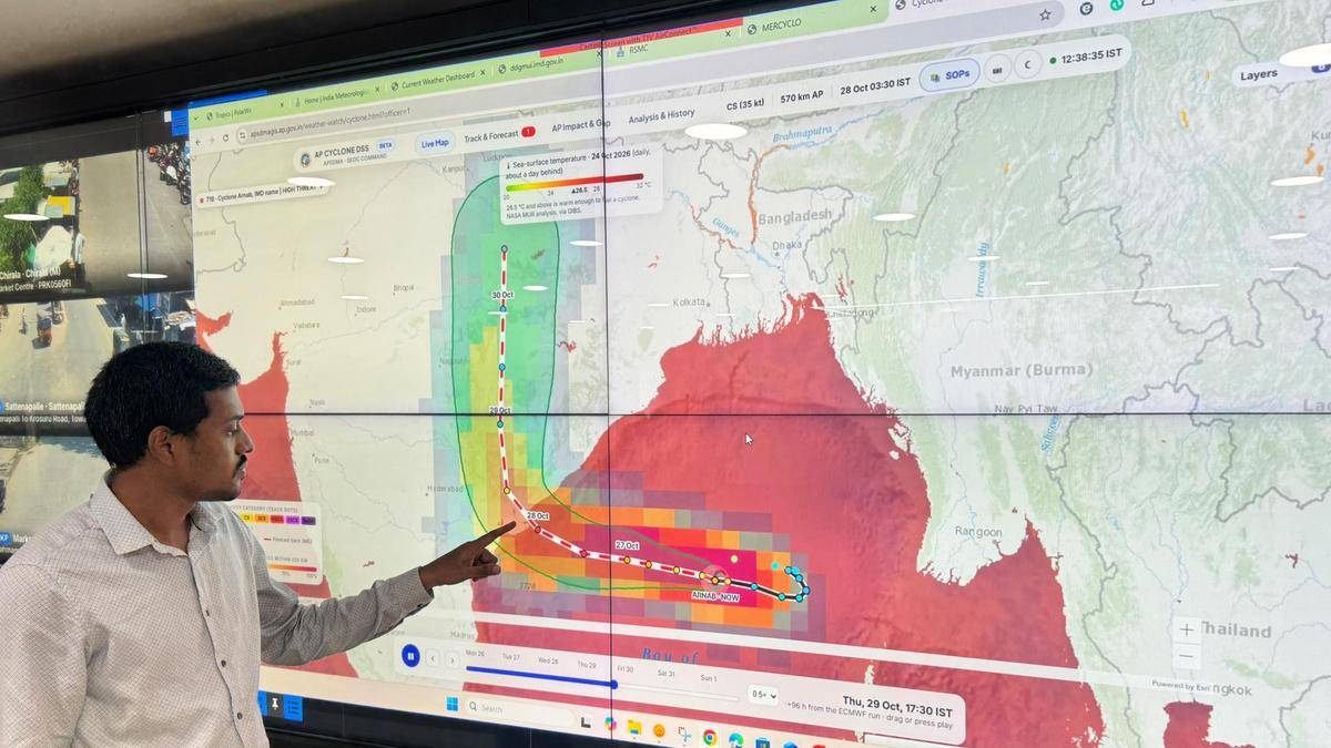 Very severe cyclone ‘Arnab’ to make landfall near Yanam-Kakinada; red alert issued for seven districts