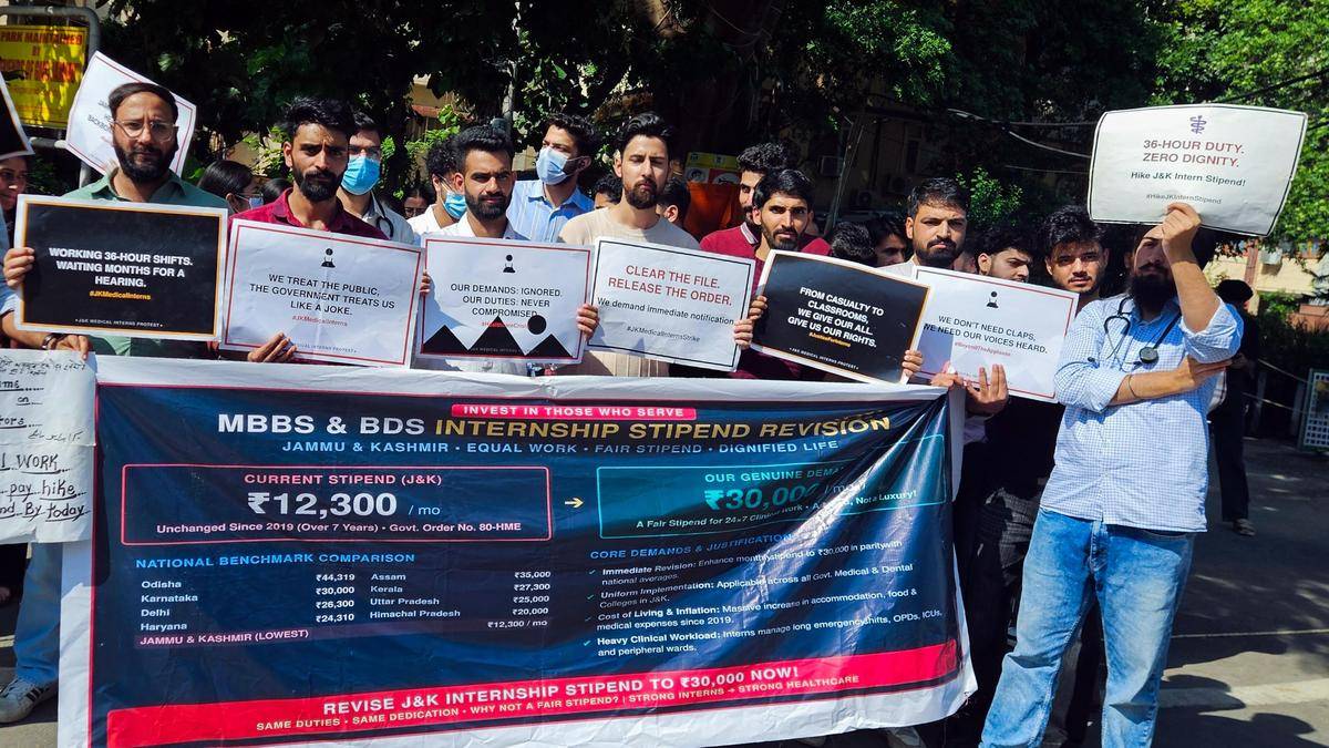 Medical interns resume strike in J&K government hospitals over stipend hike