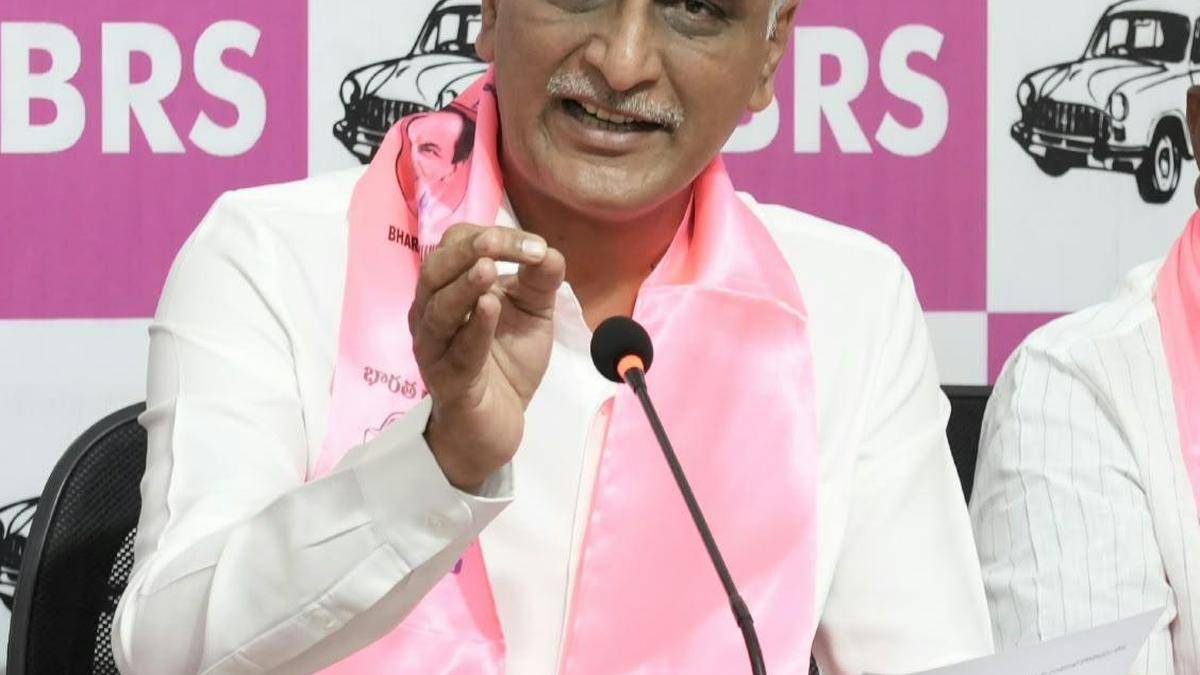 BRS avoided Tummidihatti as per CWC recommendations on water availability: Harish Rao