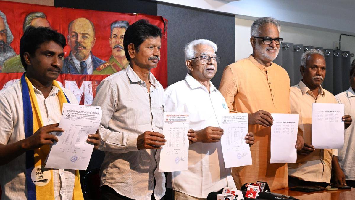 Left parties, AAP join hands for GVMC polls; alliance backs 25 candidates