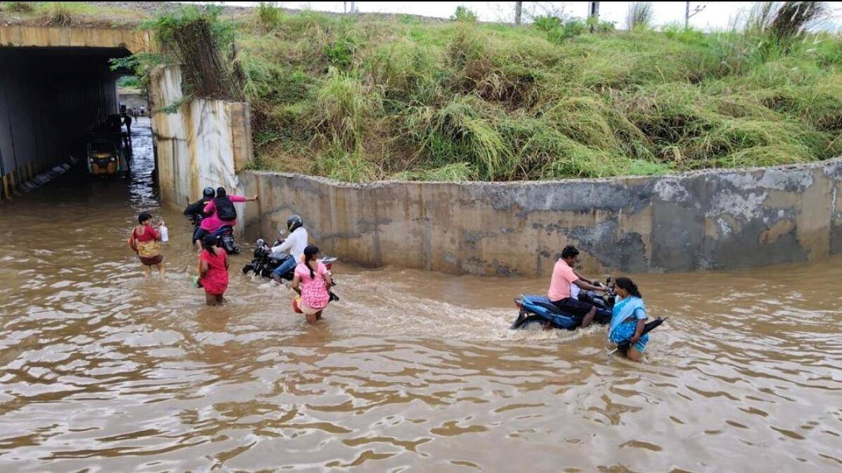 Rivers in spate in north Andhra after Cyclone Arnab; flood water enters Ichchapuram