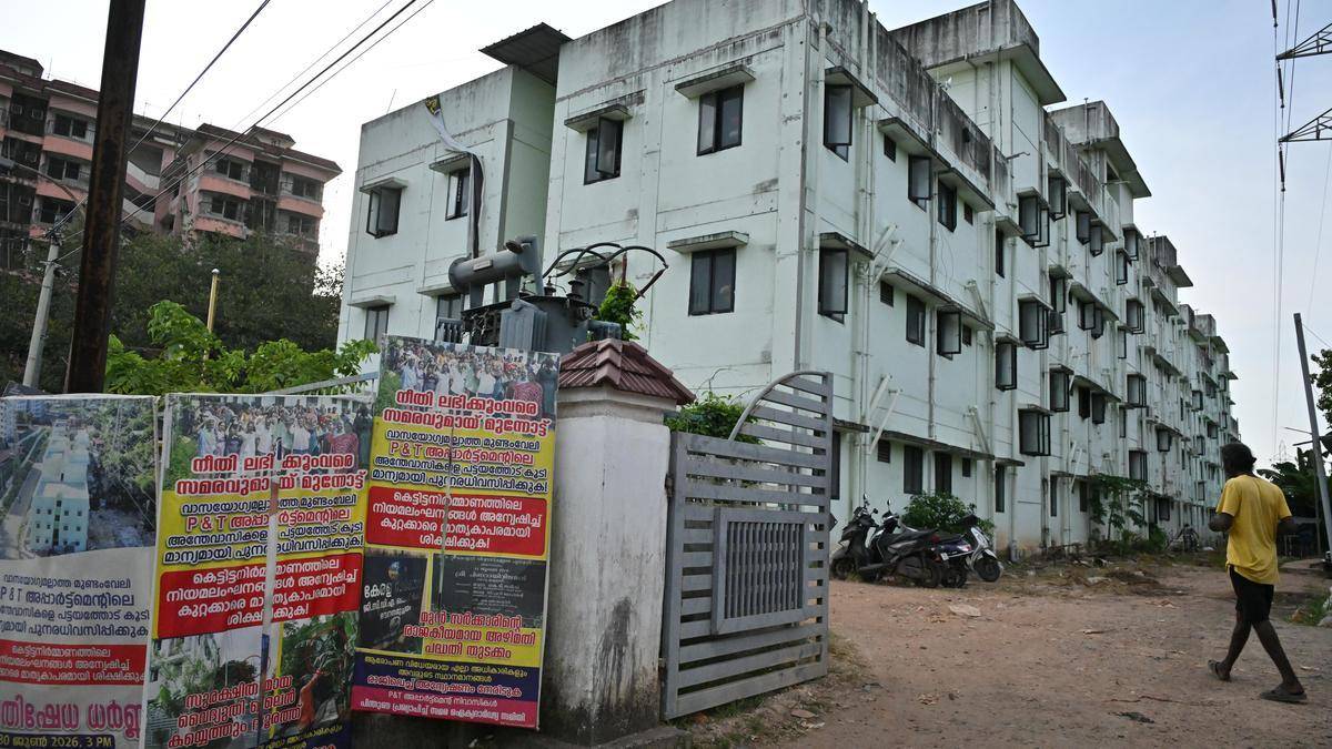 Keralam child rights commission files case over plight of students in leaky P&T Apartment Complex in Mundamveli