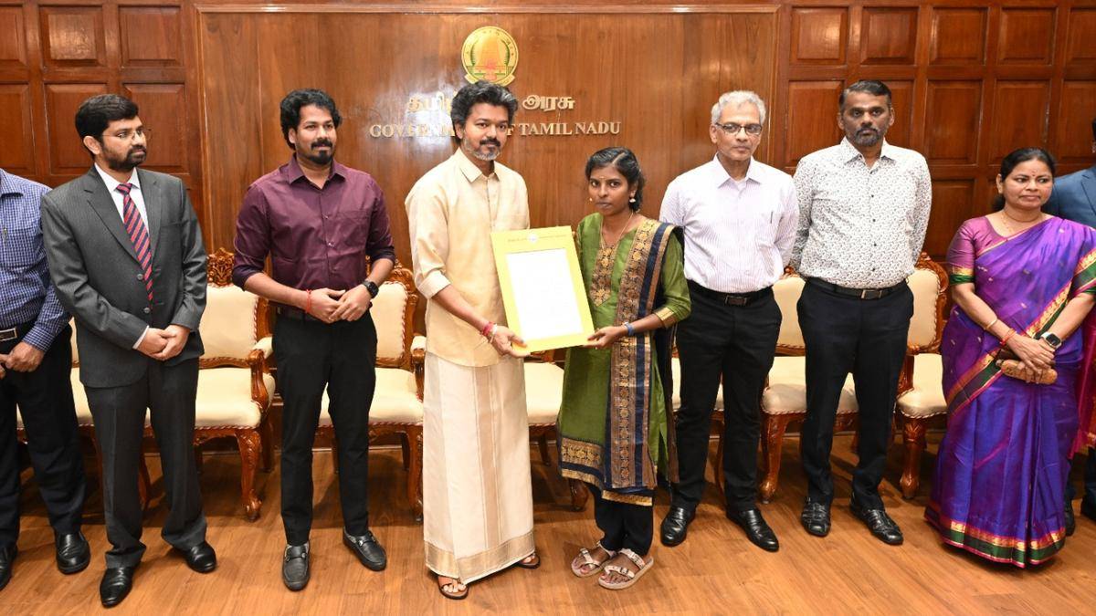 Tamil Nadu CM Vijay distributes appointment orders to 69 candidates posted in Agriculture Department