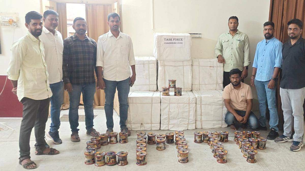 480 chinesische Manja-Bobbins im Wert von 7,5 Lakhs wurden in Hyderabad beschlagnahmt.