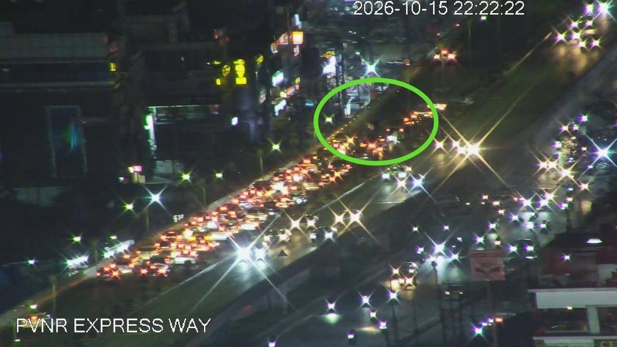 Electric car crashes into divider, triggers multiple vehicle commission on Hyderabad’s PVNR Expressway